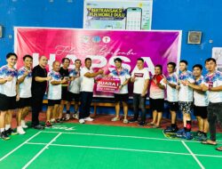 PKB GMIM Wilayah Kawangkoan Hattrick Juara Bulutangkis di Hapsa PKB Sinode GMIM
