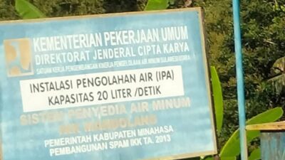 Hampir Sebulan Mati, Air PAM Mandolang Tak Mengalir: Warga Kalasey Dua Kesulitan Air