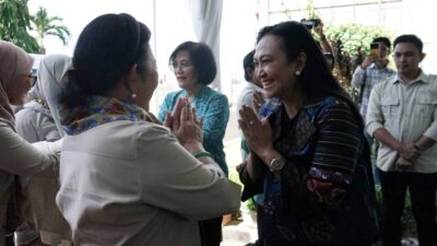 Pererat Sinergi Pusat dan Daerah, Ny. Anik Yulius Selvanus Sambut Hangat Kunjungan Titiek Soeharto di Sulut