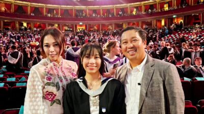 Lulus dari Imperial College London, Abigail Kandouw Resmi Sandang Gelar Master of Science in Bioengineering