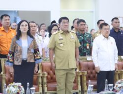 Yulius Selvanus Dampingi Jusuf Kalla Lantik Pengurus PMI Sulut, Dorong Gerak Cepat untuk Kemanusiaan