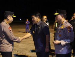 Gubernur Yulius dan Forkopimda Sambut Kedatangan Kapolri Listyo Sigit Prabowo di Manado