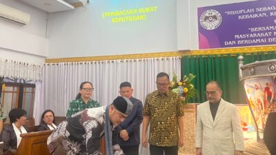 Richard Sualang Resmi Menjadi Ketua BKS PGI-GMKI Manado, Jembatan Kolaborasi Dua Organisasi Besar Nasional