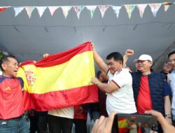 Megamas Bergemuruh! Wagub Victor Sebut Nobar Final Piala Dunia Simbol Kerukunan Sulawesi Utara