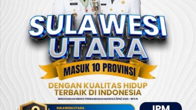 IPM Sulut Tembus 76,32, Tertinggi di Pulau Sulawesi; Bukti Komitmen Gubernur Yulius Bangun SDM Berkualitas