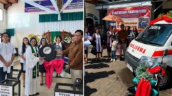 Wujud Kasih dan Kepedulian, Nafry Mandang Serahkan Ambulans dan Sepeda Motor untuk Pelayanan Gereja dan Masyarakat