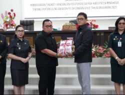 Bupati Robby Dondokambey Sampaikan Ranperda Pertanggungjawaban APBD 2025, Minahasa Kembali Raih WTP ke-12 Berturut-turut