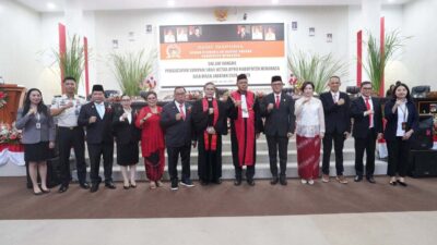 Franky Wolayan Resmi Pimpin DPRD Minahasa, Bupati Robby Dondokambey Tegaskan Pentingnya Sinergi untuk Pembangunan Daerah
