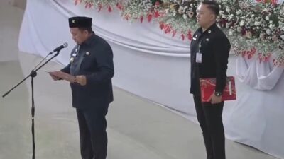 Lantik Hukum Tua Terpilih, Bupati Robby Dondokambey: Tinggalkan Warisan Kepemimpinan, Bukan Sekadar Jabatan