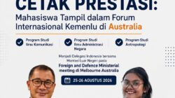 Setelah 3 Prodi Unggul, FISIP Unsrat Kembali Cetak Prestasi: Mahasiswa Tampil di Forum Internasional Australia