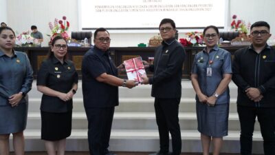 Bupati Robby Serahkan KUA-PPAS 2027 ke DPRD, APBD Minahasa Diarahkan untuk Percepat Kesejahteraan