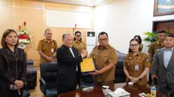 Bupati Robby Dondokambey Terima Rombongan Kota Sendai Jepang, Bahas Kerja Sama Kesehatan dan Lansia