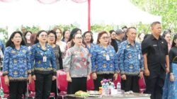 Legenda Danau Tondano Hidup di Panggung Festival Literasi Minahasa, Wakil Bupati Vanda Apresiasi Talenta Anak