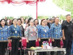 Legenda Danau Tondano Hidup di Panggung Festival Literasi Minahasa, Wakil Bupati Vanda Apresiasi Talenta Anak