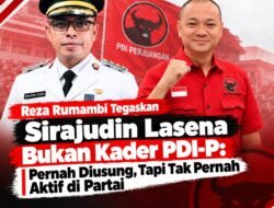 Reza Rumambi Tegaskan Sirajudin Lasena Bukan Kader PDI-P: Pernah Diusung, Tapi Tak Pernah Aktif di Partai