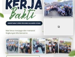 Sekretariat DPRD Sulut Gelar Kerja Bakti di Sekitar Bandara Sam Ratulangi