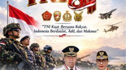 HUT TNI ke-81, Robby-Vanda Tegaskan: TNI, Pemerintah dan Rakyat Harus Satu Barisan