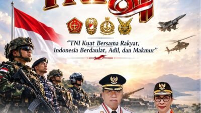 HUT TNI ke-81, Robby-Vanda Tegaskan: TNI, Pemerintah dan Rakyat Harus Satu Barisan
